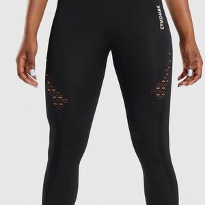 GYMSHARK Black Energy Seamless leggings size medium